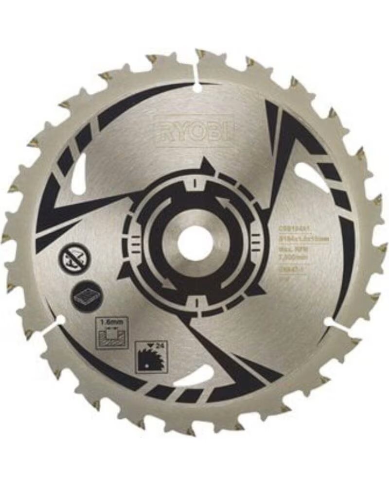 RYOBI Hoja para Sierra de Sable CSB184A1- 184mm- Compatible con R18CS7-0 ONE