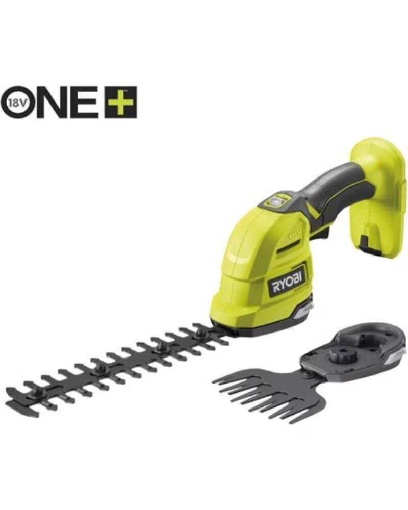 RYOBI Tijera Arreglasetos y Espada Cortasetos ONE 18V RY18GSA-0- Sin Bateria ni Cargador