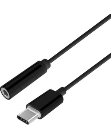 AISENS Conversor USB Tipo-C A109-0385- USB Tipo-C Macho - Jack 3 5 Hembra