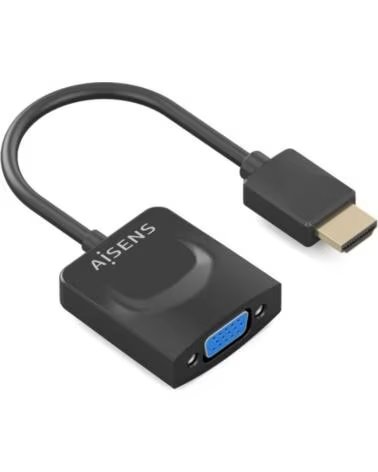 AISENS Conversor A122-0947- HDMI Macho - SVGA Hembra- 15cm- Negro