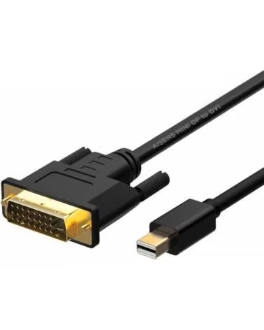 AISENS Cable Conversor Mini DisplayPort A125-0363- Mini DisplayPort Macho - DVI Macho- 2m- Negro