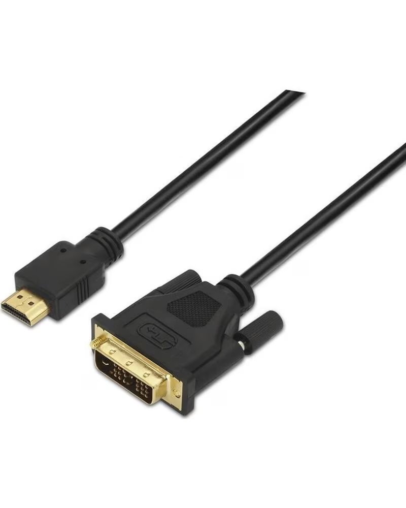 AISENS Cable HDMI A117-0090- DVI Macho - HDMI Macho- 1 8m- Negro