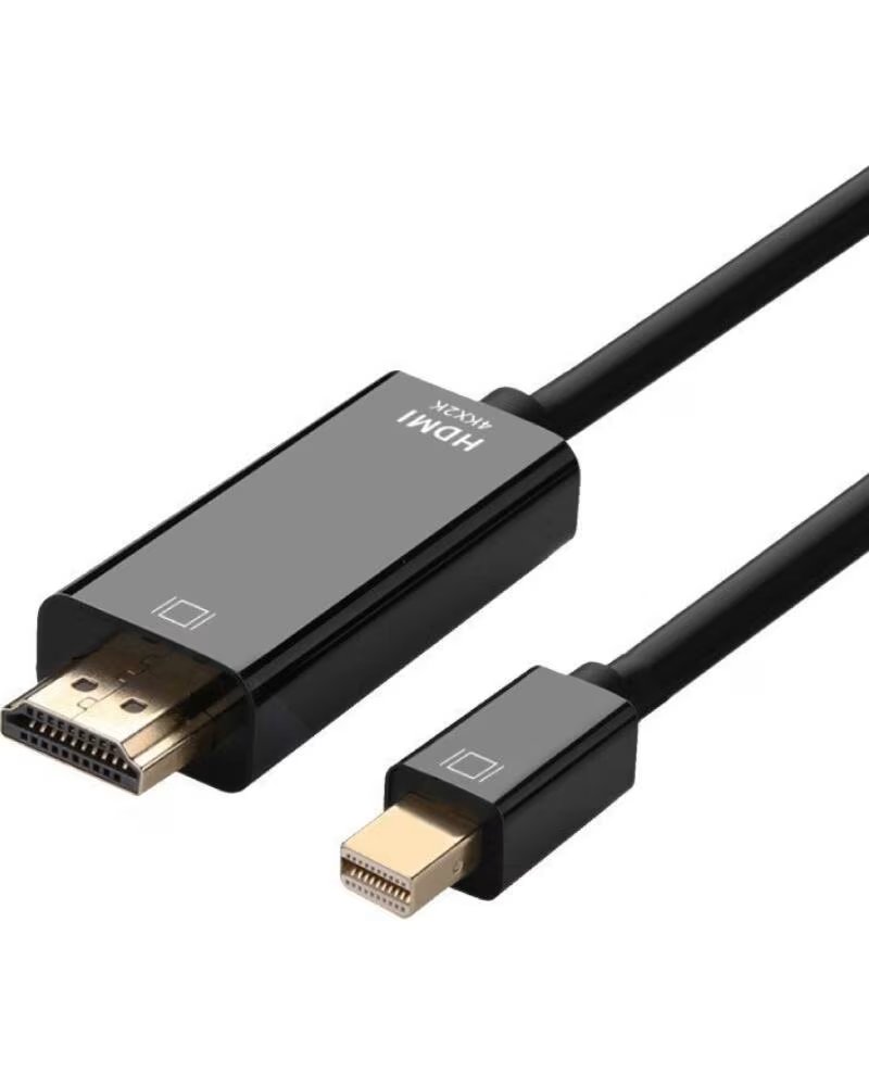 AISENS Cable Conversor A125-0458- Mini DisplayPort Macho - HDMI Macho- Hasta 5W- 2300Mbps- 3m- Negro