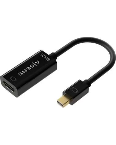 AISENS A125-0643 CÂBLE CONVERTISSEUR MINI DISPLAYPORT MÂLE VERS HDMI FEMELLE 4K 15CM