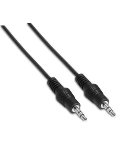 AISENS Cable Estereo A128-0142- Jack 3 5 Macho - Jack 3 5 Macho- Hasta 0 1W- 1 5m- Negro