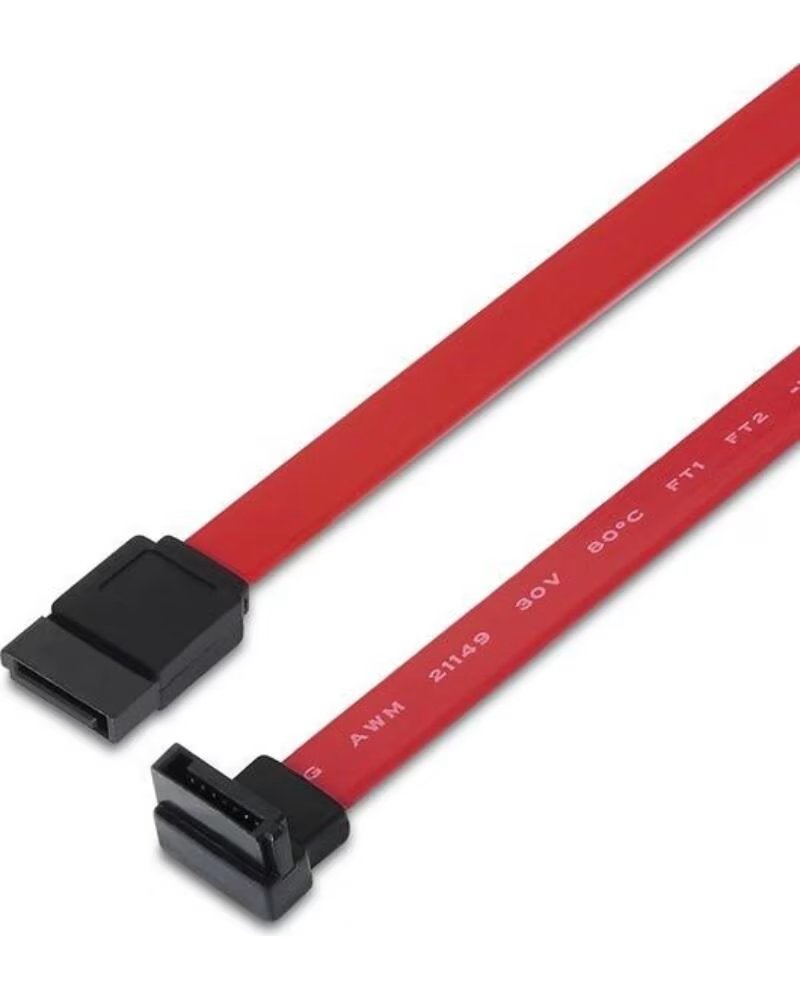 AISENS Cable SATA A130-0155- SATA Hembra - SATA Hembra- Hasta 0 1W- 768Mbps- 50cm- Rojo