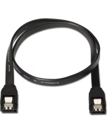 AISENS Cable SATA III A130-0157- SATA Hembra - SATA Hembra- Hasta 0 1W- 768Mbps- 50cm- Negro