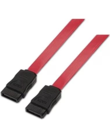 AISENS Cable SATA A130-0153- SATA Hembra - SATA Hembra- Hasta 0 1W- 768Mbps- 50cm- Rojo