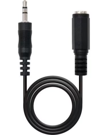 NANO CABLE Cable de audio jack 3 5mm nanocable 1 5m - macho - hembra