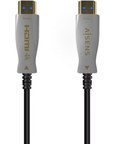 AISENS Cable HDMI 2 0 AOC 4K A148-0698- HDMI Macho - HDMI Macho- 100m- Negro