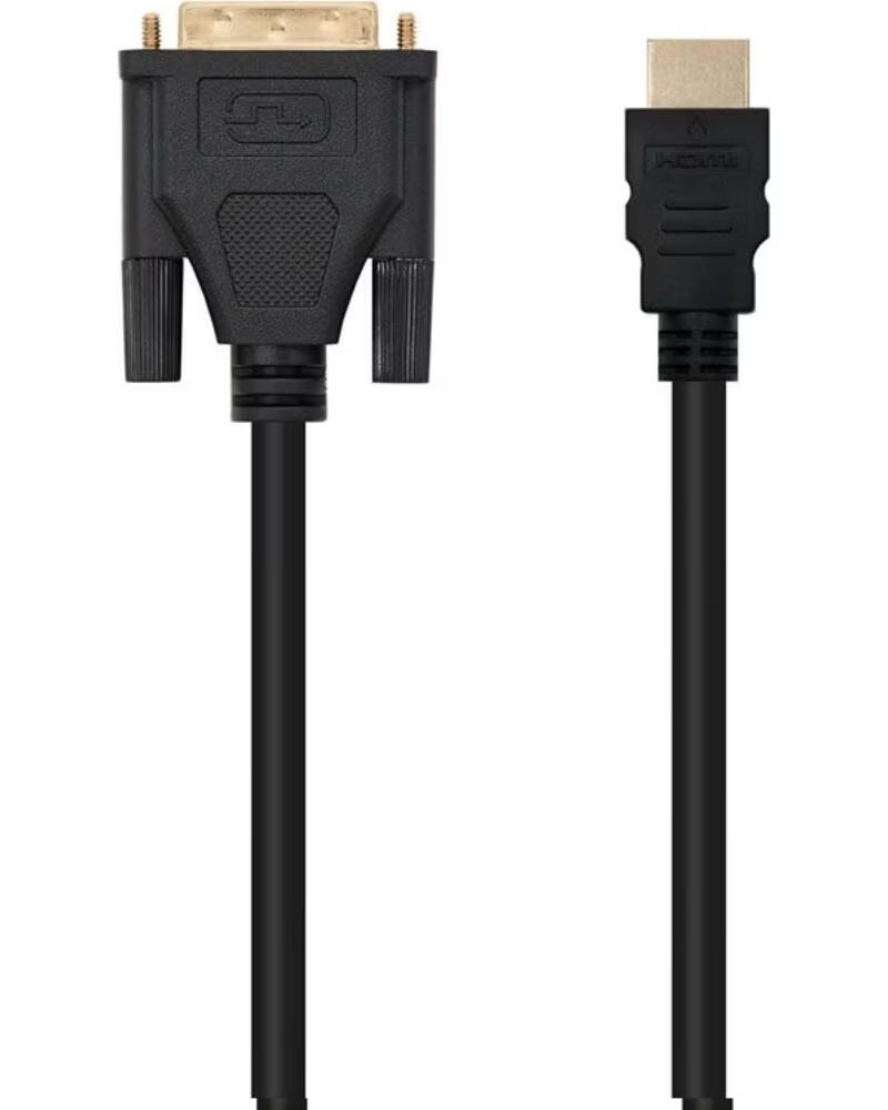 NANO CABLE Cable HDMI Nanocable 10 15 0502- DVI Macho - HDMI Macho- 1 8m- Negro