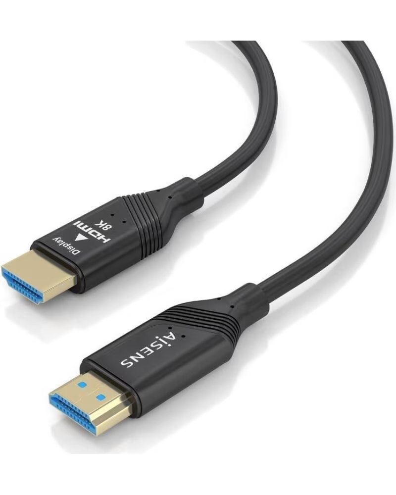 AISENS Cable HDMI 2 1 AOC 8K A153-0937- HDMI Macho - HDMI Macho- 30m- Negro