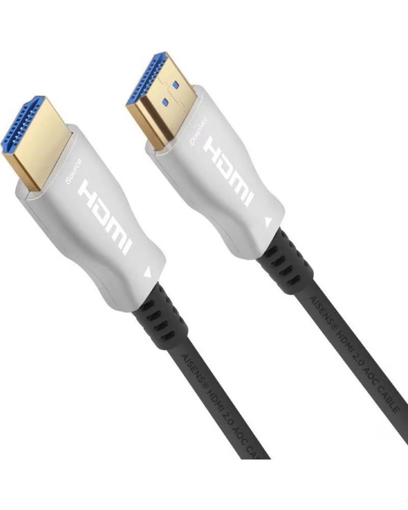 AISENS Cable HDMI 2 0 AOC 4K A148-0377- HDMI Macho - HDMI Macho- 15m- Negro