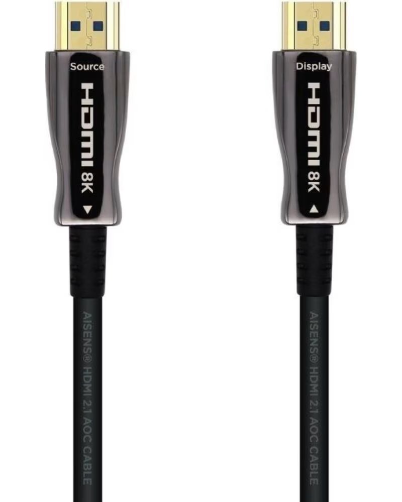 AISENS HDMI 21 AOC ULTRA HIGH SPEED KABEL 8K 100M SCHWARZ A153-0524