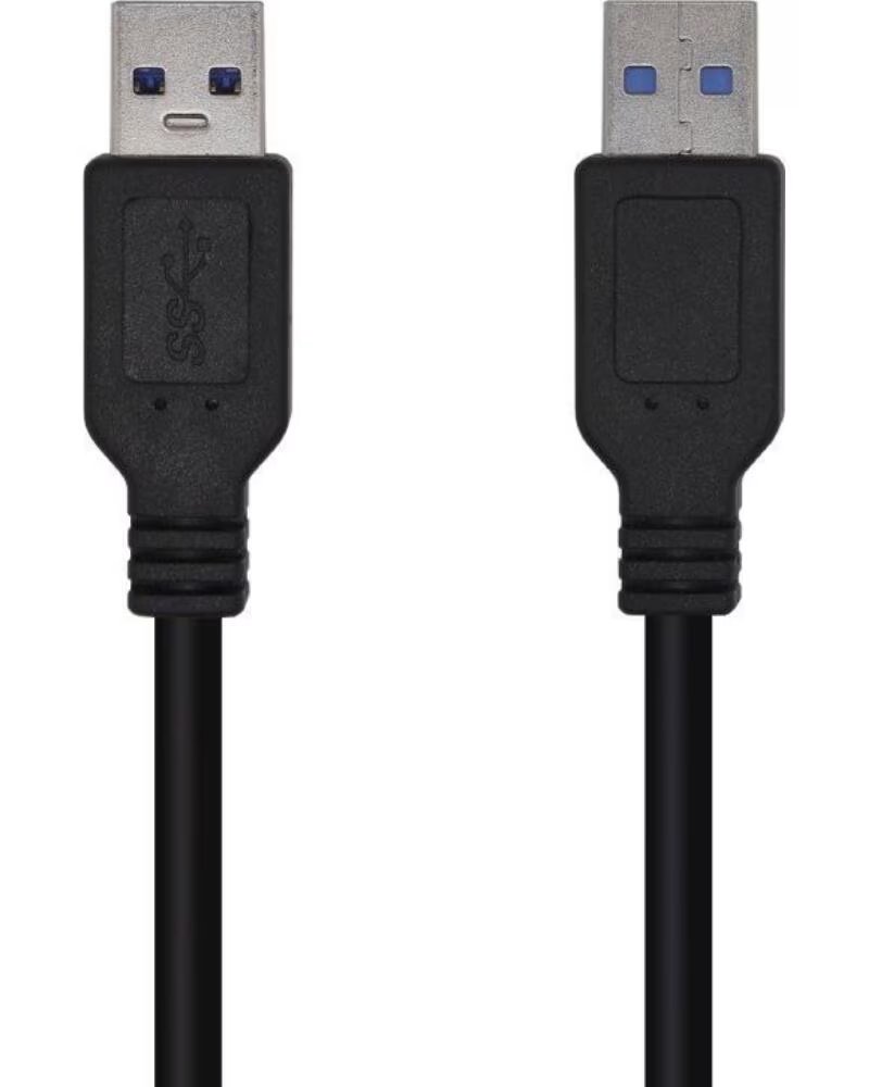 AISENS Cable USB 3 0 A105-0446- USB Macho - USB Macho- 1m- Negro