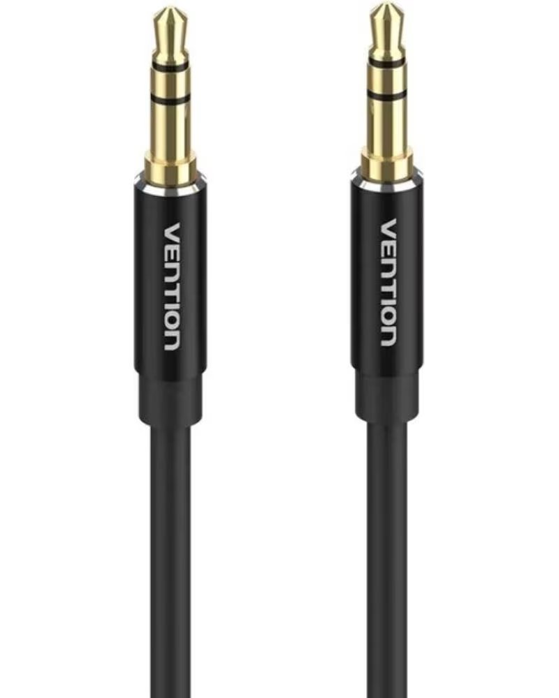 VENTION Cable Estereo BAXBD- Jack 3 5 Macho - Jack 3 5 Macho- 50cm- Negro