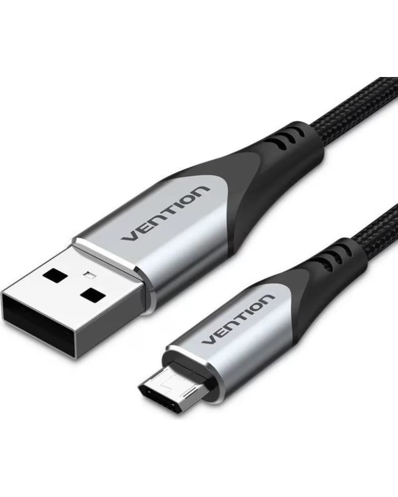 VENTION Cable USB 2 0 COCHD- USB Macho - MicroUSB Macho- 480Mbps- 50cm- Negro