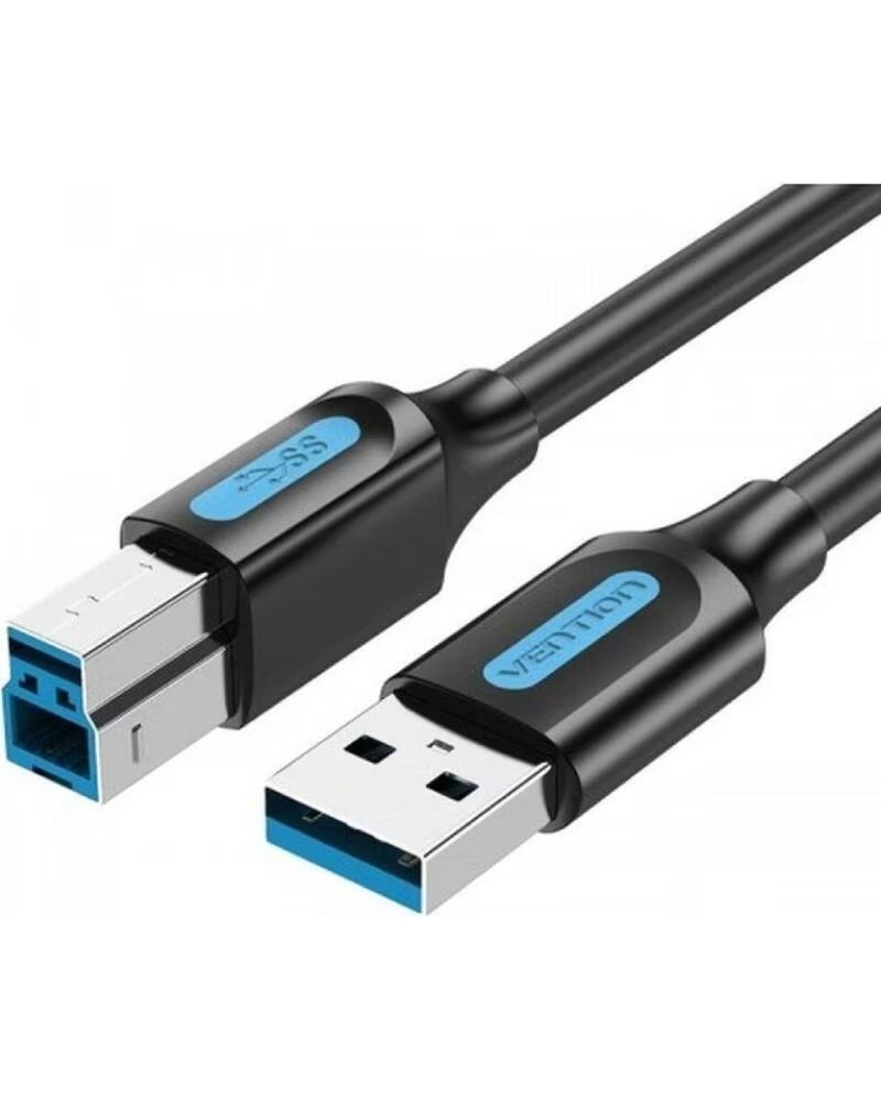 VENTION Cable USB 3 0 COOBD- USB Tipo-B Macho - USB Macho- 5Gbps- 50cm- Negro