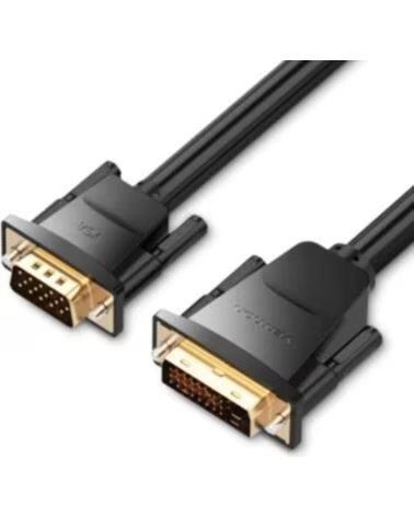 VENTION Cable Conversor EABBG- DVI Macho - VGA Macho- 1 5m- Negro