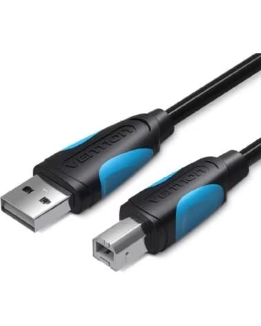 VENTION Cable USB 2 0 Impresora VAS-A16-B500- USB Tipo-B Macho - USB Macho- 480Mbps- 5m- Negro