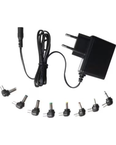 FONESTAR Cargador de CA-CC AD-520F- 10W- 8 Conectores- Voltaje 5V