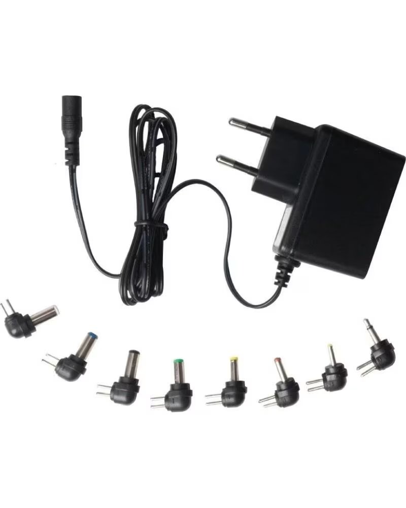 FONESTAR Cargador de CA-CC AD-520F- 10W- 8 Conectores- Voltaje 5V