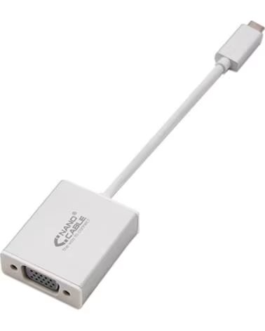 NANO CABLE Cable Conversor Nanocable 10 16 4101- USB Tipo-C Macho - VGA Hembra