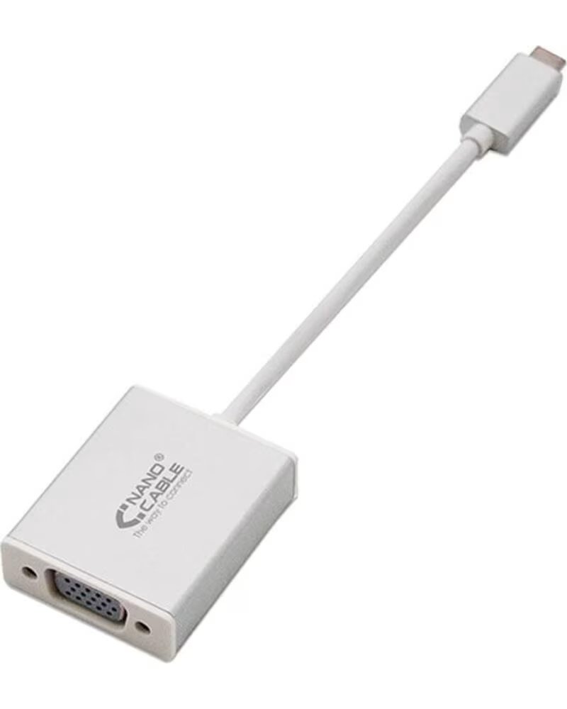 NANO CABLE Cable Conversor Nanocable 10 16 4101- USB Tipo-C Macho - VGA Hembra
