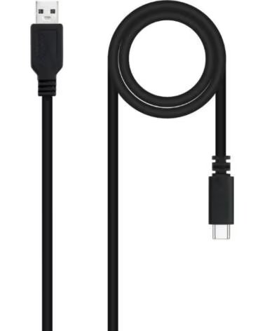 NANO CABLE Cable USB 2 0 Nanocable 10 01 2101-L150- USB Tipo-C Macho - USB Macho- 480Mbps- 1 5m- Negro