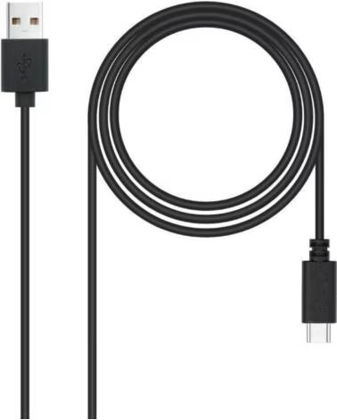 NANO CABLE Cable USB 2 0 Nanocable 10 01 2103- USB Macho - USB Tipo-C Macho- 480Mbps- 3m- Negro