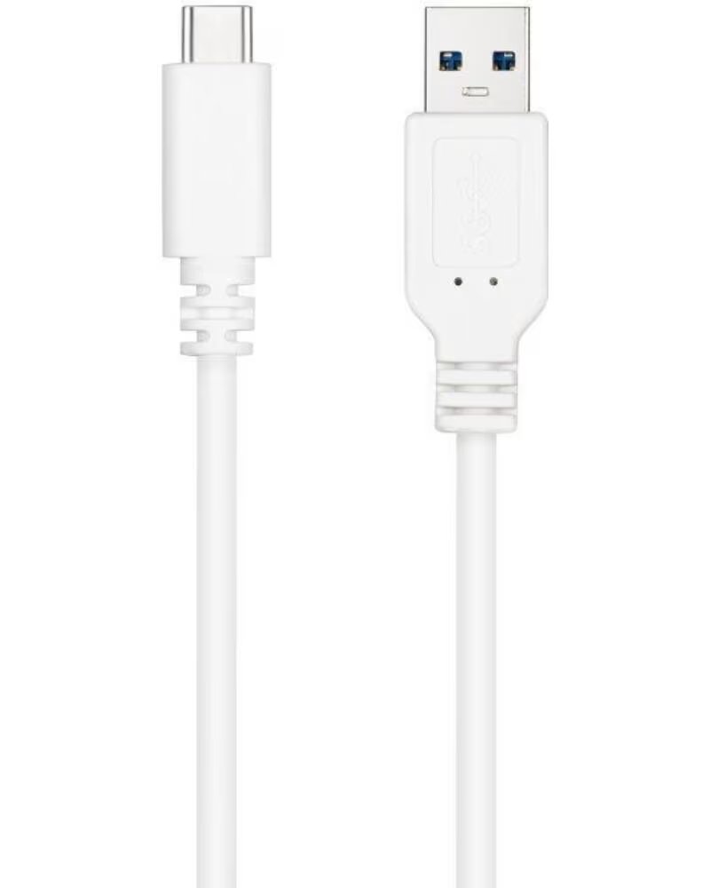 NANO CABLE Cable USB 3 1 Nanocable 10 01 4002-W- USB Tipo-C Macho - USB Macho- 2m- Blanco