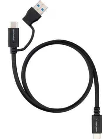 NANO CABLE Cable USB 3 2 Tipo-C Nanocable 10 01 4803- USB Tipo-C Macho- USB Macho - USB Tipo-C Macho- Hasta 60W- 10Gbps- 3m- Neg
