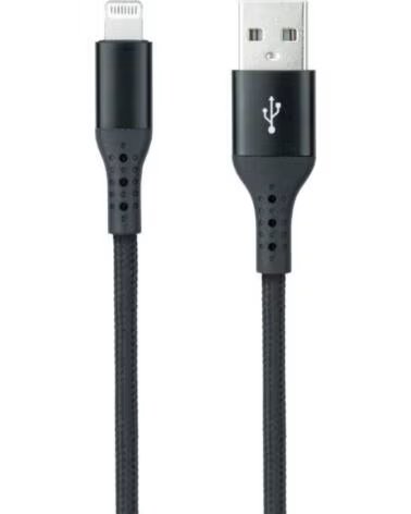 NANO CABLE Cable USB 2 0 Lightning Nanocable 10 10 0401-COBK- USB Macho - Lightning Macho- 1m- Negro