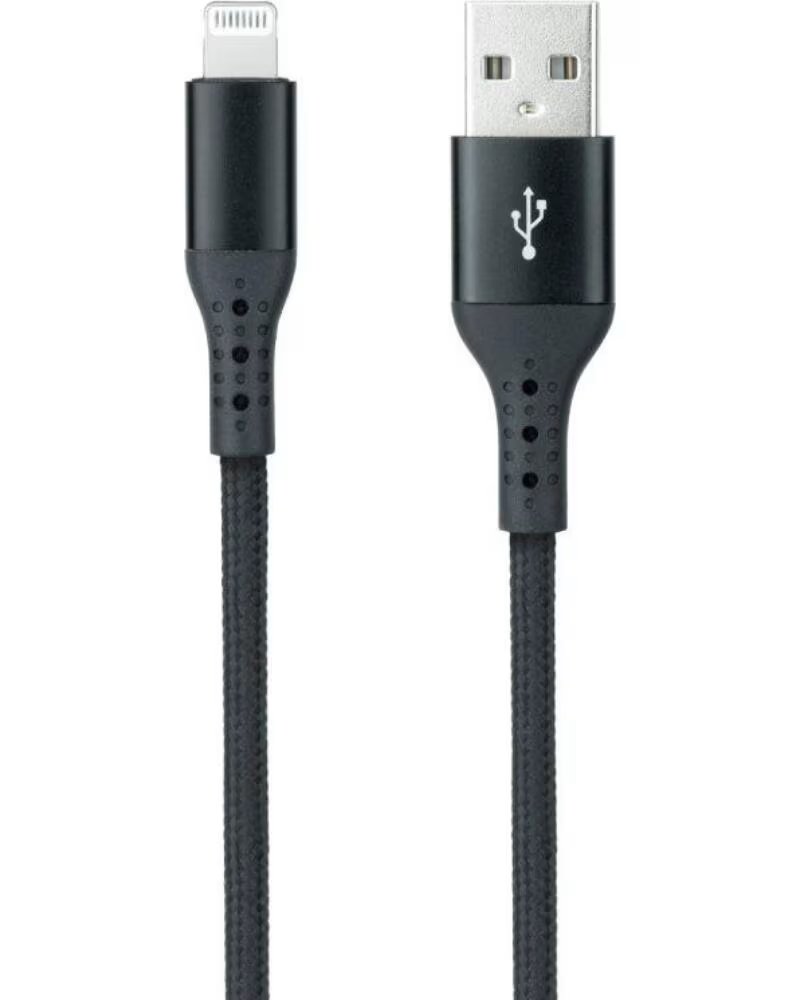 NANO CABLE Cable USB 2 0 Lightning Nanocable 10 10 0401-COBK- USB Macho - Lightning Macho- 1m- Negro
