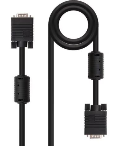 NANO CABLE Cable SVGA Nanocable 10 15 0115- VGA Macho - VGA Macho- 15m- Negro