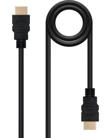 NANO CABLE Cable hdmi 1 4 tipo a a hdmi tipo a nanocable 5m - macho - macho - alta velocidad - 4k - 10 2gbps - negro