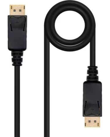 NANO CABLE Cable DisplayPort 1 2 4K Nanocable 10 15 2301- DisplayPort Macho - DisplayPort Macho- 1m- Negro