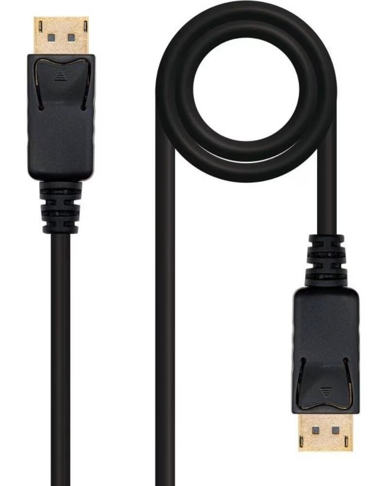 NANO CABLE Cable DisplayPort 1 2 4K Nanocable 10 15 2301- DisplayPort Macho - DisplayPort Macho- 1m- Negro