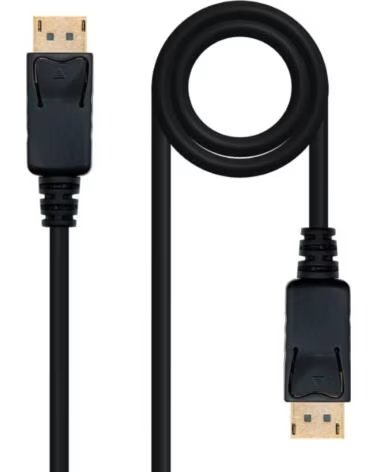 NANO CABLE Cable Displayport 1 2 4K Nanocable 10 15 2310- Displayport Macho - Displayport Macho- 10m- Negro