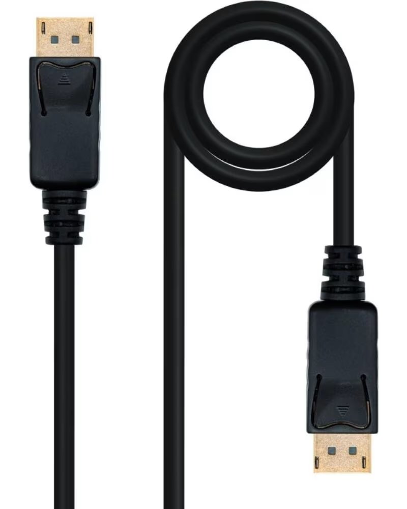 NANO CABLE Cable Displayport 1 2 4K Nanocable 10 15 2310- Displayport Macho - Displayport Macho- 10m- Negro