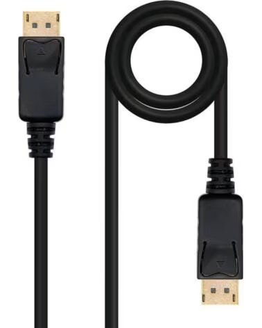 NANO CABLE Cable DisplayPort 1 2 4K Nanocable 10 15 2302- DisplayPort Macho - DisplayPort Macho- 2m- Negro