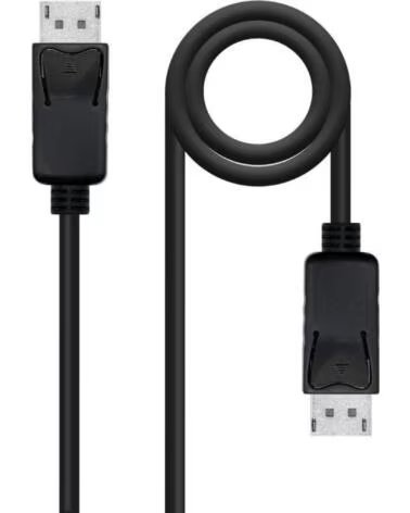 NANO CABLE Cable DisplayPort 1 4 8K Nanocable 10 15 2803- DisplayPort Macho - DisplayPort Macho- 3m- Certificado- Negro