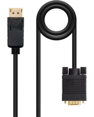 NANO CABLE Cable Conversor Nanocable 10 15 4402- DisplayPort Macho - VGA Macho- 2m- Negro