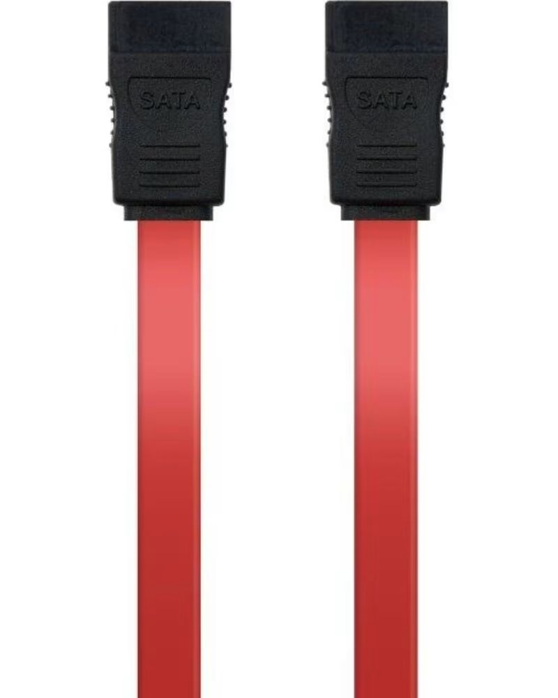 NANO CABLE Cable SATA Nanocable 10 18 0101-OEM- SATA Hembra - SATA Hembra- 50cm- Rojo