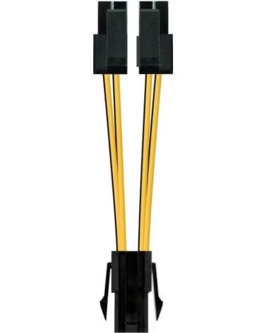NANO CABLE Cable de Alimentacion Microprocesador Nanocable 10 19 1401- Molex -44 PIN Macho - Molex 4 PIN Hembra- 15cm