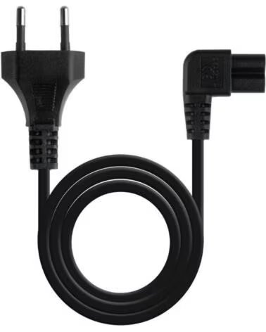 NANO CABLE Cable Alimentacion Acodado Nanocable 10 22 0503- CEE7-16 Macho - C7 Hembra- 3m- Negro