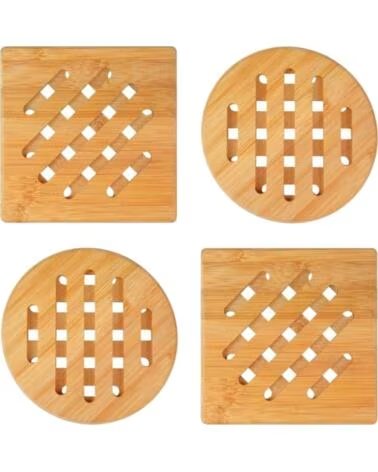 EXCELLENT DESSOUS DE PLAT EN BAMBOU POUR CUISINE MULTICOLOR