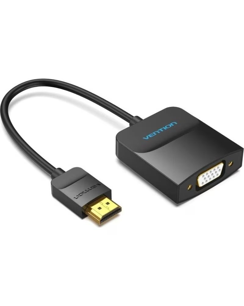 VENTION Conversor 42154- HDMI Macho - VGA Hembra- 15cm- Negro