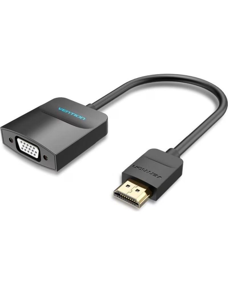 VENTION Conversor 42161 HDMI Macho - VGA Hembra - Jack 3 5 Hembra- 15cm- Negro