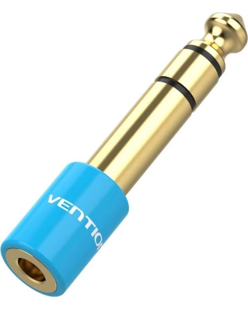 VENTION Adaptador Jack VAB-S01-L- Jack 6 5 Macho - Jack 3 5 Hembra- Azul